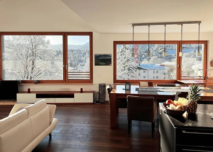 Edelweiss Ferienwohnung, Panoramablick Flims